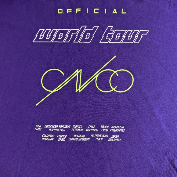 CNCO World Tour Concert Tee (Repro) Large. - Picture 4 of 8